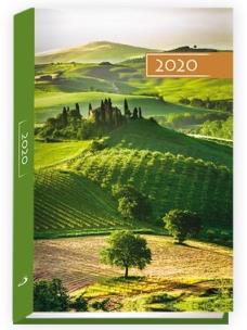 Opakowanie Terminarz 2020 B6 Kolorowy góry