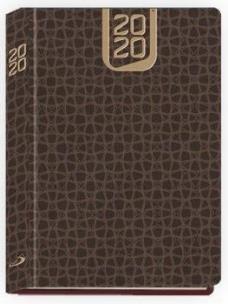 Opakowanie Terminarz 2020 B7 Baladek ciemnobrązowy