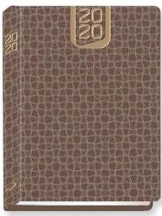 Opakowanie Terminarz 2020 B7 Baladek jasnobrązowy