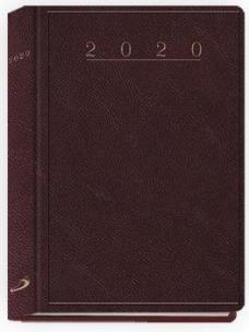 Opakowanie Terminarz 2020 B7 Caribe bordowy