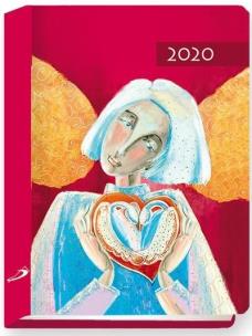 Opakowanie Terminarz 2020 B7 Kolorowy anioł