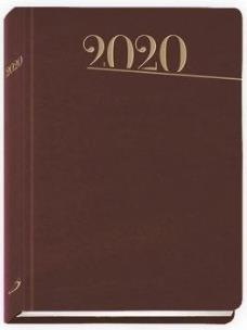 Opakowanie Terminarz 2020 B7 Standard bordowy