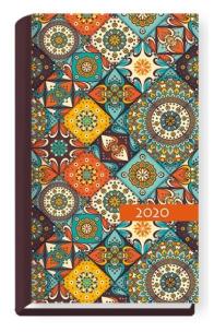 Opakowanie Terminarz 2020 Tygodniowy Kolorowy ornament