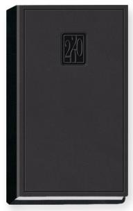 Opakowanie Terminarz 2020 Tygodniowy Print czarny