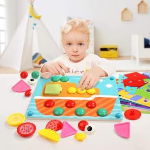 Opakowanie Top Bright kreatywna mozaika guziki 47 elementów