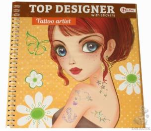 Opakowanie Top Designer Kolorowanka - Projektantka tatuaży