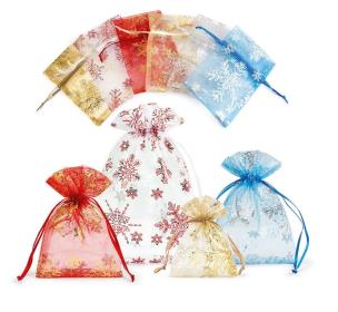 Opakowanie Torba z organzy z wytłoczeniem 12x17 12szt ARGUS