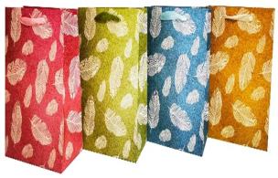 Opakowanie Torebka Lux Piórka z brokatem ROZETTE