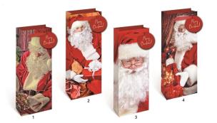 Opakowanie Torebka świąteczna KR 2698 XL brokat