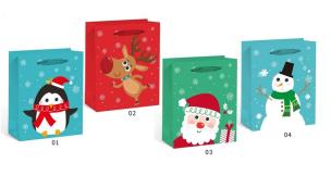 Opakowanie Torebka świąteczna KR 2726 L 3D brokat