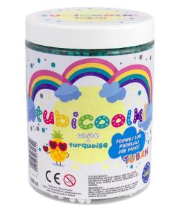 Opakowanie Tubicoolki biało - turkusowy 1L