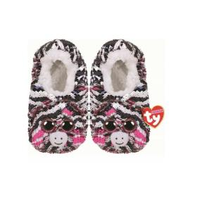 Opakowanie Ty Fashion cekinowe kapcie - Zebra rozm.S