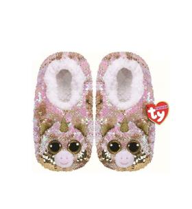 Opakowanie Ty Fashion Fantasia - Cekinowe kapcie Jednorożec S