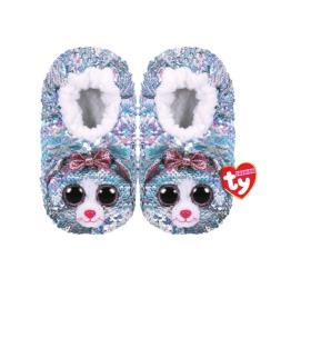 Opakowanie Ty Fashion Whimsy - Cekinowe kapcie Kot rozmiar S