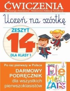 Okładka książki Uczeń na szóstkę Kl.1 z.14 Ćwiczenia