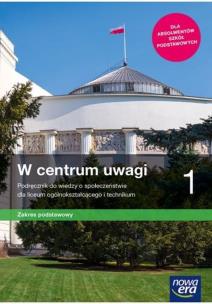 Okładka książki WOS LO 1 W centrum uwagi ZP w.2019 NE