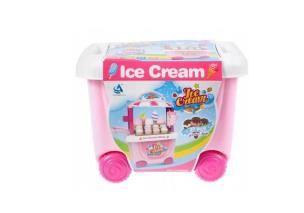 Opakowanie Wózek supermarket z akcesoriami Lodziarnia