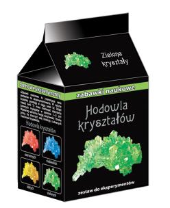 Zabawki naukowe Hodowla kryształów - Zielone. Wydawca: Ranok-Creative. Multiszop.pl Opakowanie Zabawki naukowe Hodowla kryształów - Zielone
