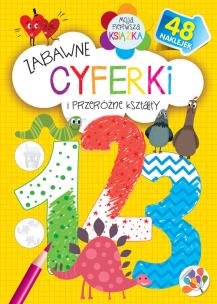 Okładka książki Zabawne cyferki i przeróżne kształty