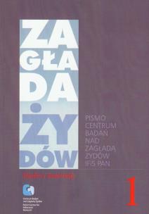 Opakowanie Zagłada Żydów Studia i Materiały nr 1