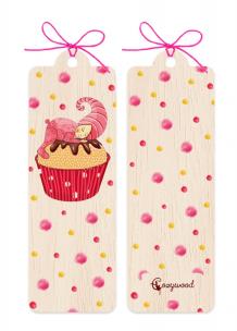 Opakowanie Zakładka drewniana Narodziny dziewczynka