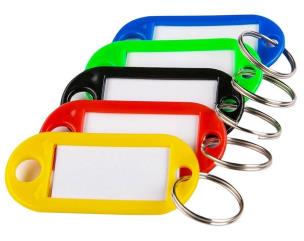 Opakowanie Zawieszka do kluczy zielona 10 sztuk D.RECT