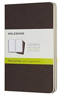 Opakowanie Zestaw 3 zeszytów Cahier Journals 9x14 gładki kaw