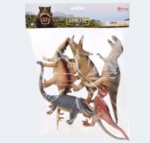 Opakowanie Zestaw 5 figurek dinozaurów