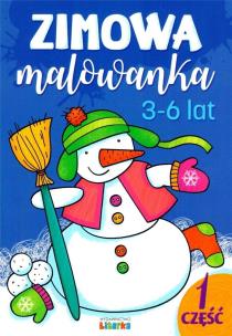 Okładka książki Zimowa malowanka. 3-6 lat cz.1