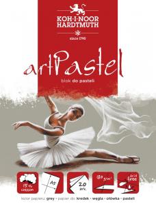 Opakowanie Blok do pasteli artpastel szary A5 20 kartek 180G.
