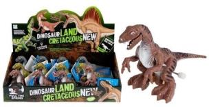 Opakowanie Dinozaur nakręcany 13cm mix