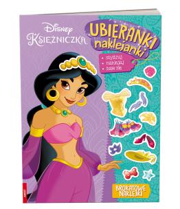 Okładka książki Disney Księżniczka Ubieranki naklejanki/SDU9101