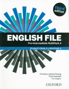 Okładka książki English File 3E Pre-Intermediate SB Multipack A
