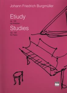 Okładka książki Etiudy op. 100 na fortepian