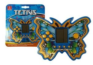 Gra elektroniczna Tetris motyl niebieski. Wydawca: Lean Toys. Multiszop.pl Opakowanie Gra elektroniczna Tetris motyl niebieski