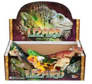 Opakowanie Gumowa jaszczurka piszcząca 30cm