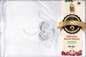 Opakowanie Haftowany bieżnik stołowy 110x50 cm MIX