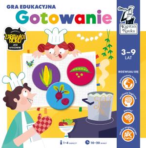 Opakowanie Kapitan Nauka. Gra edukacyjna. Gotowanie