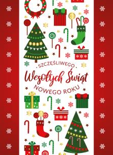 Opakowanie KARNET B6 BN PATERN CZERWONY