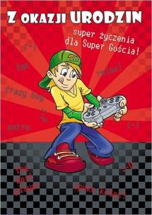 Opakowanie Karnet Young B6 + koperta wzór nr 003 Urodziny