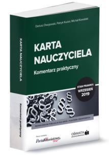 Okładka książki Karta Nauczyciela Komentarz praktyczny 09.2019