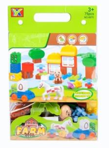 Opakowanie Klocki konstrukcyjne 75 elementów Farma