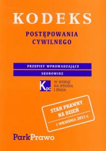 Okładka książki Kodeks postępowania cywilnego
