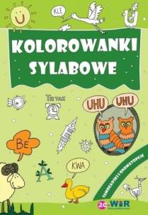 Okładka książki Kolorowanki sylabowe - Samogłoski i onomatopeje