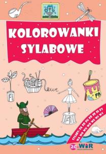 Okładka książki Kolorowanki sylabowe - Sylaby ze spółgłoskami F i W