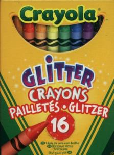 Opakowanie Kredki brokatowe Crayola 16 kolorów