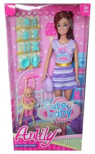 Opakowanie Lalka Amlily 30 cm z dzieckiem