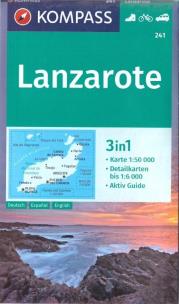 Okładka książki Lanzarote 1:50 000 Kompass