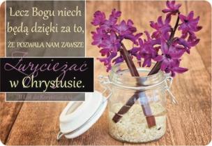 Opakowanie Magnes na lodówkę - Lecz Bogu niech będą...