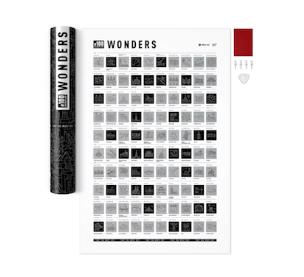 Opakowanie MAPA ZDRAPKA 100 BUCKETLIST WONDERS EDITION